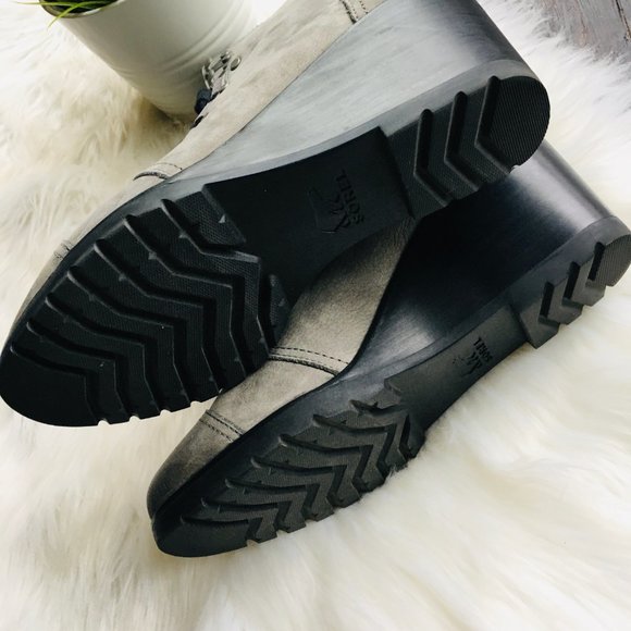 SOREL After Hours Lace Up Wedge Boots 10 Lk New - Picture 4 of 5